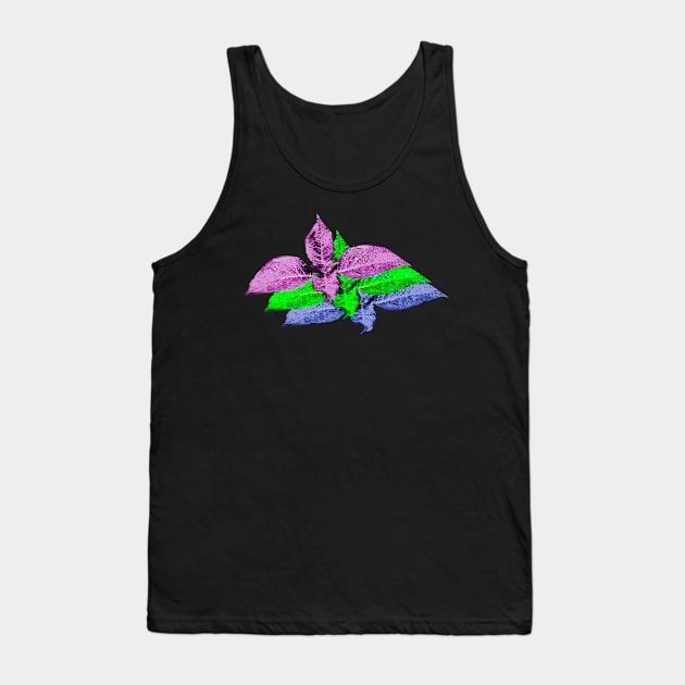 Salvia divinorum - Psychedelic tri-leaves shamanic plant Tank Top by Lively Nature